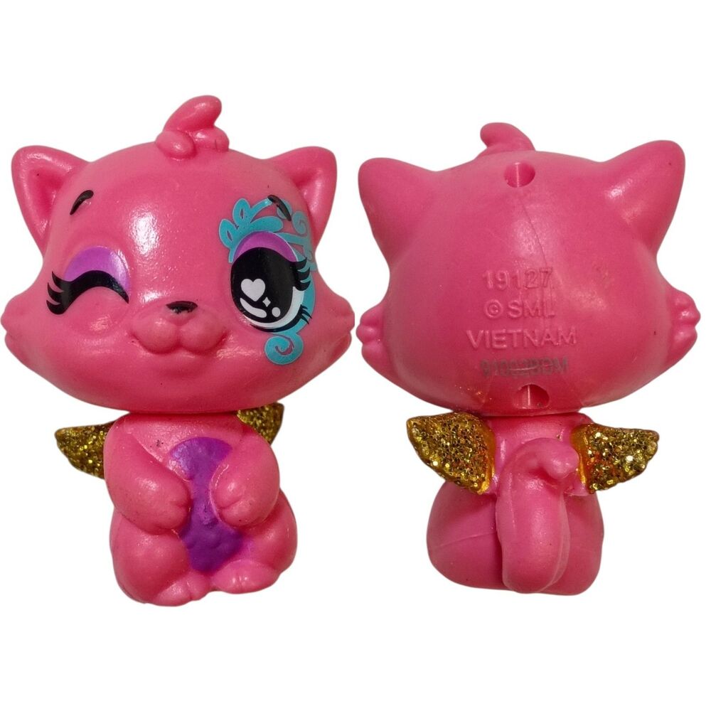 Hatchimals Colleggtibles Pink Blue And Purple Kittycan Collection Figure Cat